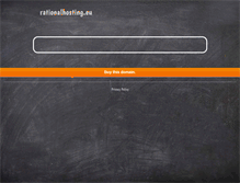 Tablet Screenshot of domeny.rationalhosting.eu